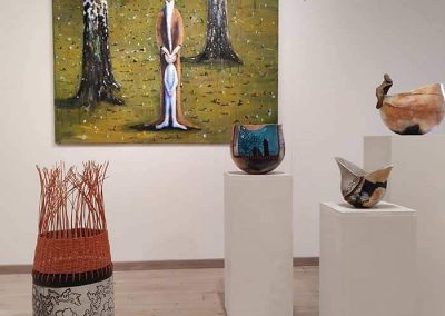 Exhibition Of Four Ceramic Pieces